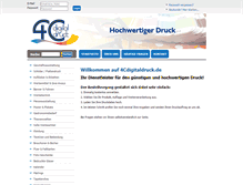 Tablet Screenshot of 4cdigitaldruck.de